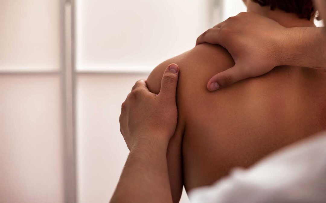 Fysiotherapie bij een slijmbeursontsteking in de schouder